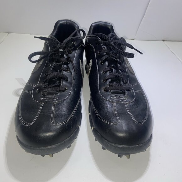 Nike Traction At Contact Golf Shoe Black No Insoles - Picture 1 of 9